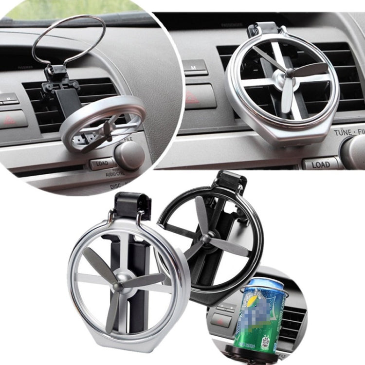 Car Drink Holder Center Console Water Cup Holder Multifunctional Ashtray Bracket(Silver) by buy2fix