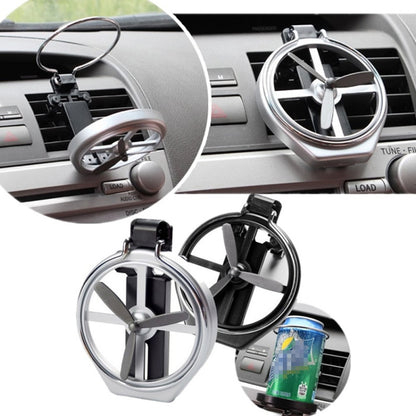 Car Drink Holder Center Console Water Cup Holder Multifunctional Ashtray Bracket(Silver) by buy2fix