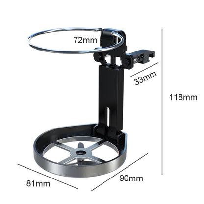 Car Drink Holder Center Console Water Cup Holder Multifunctional Ashtray Bracket(Black) by buy2fix