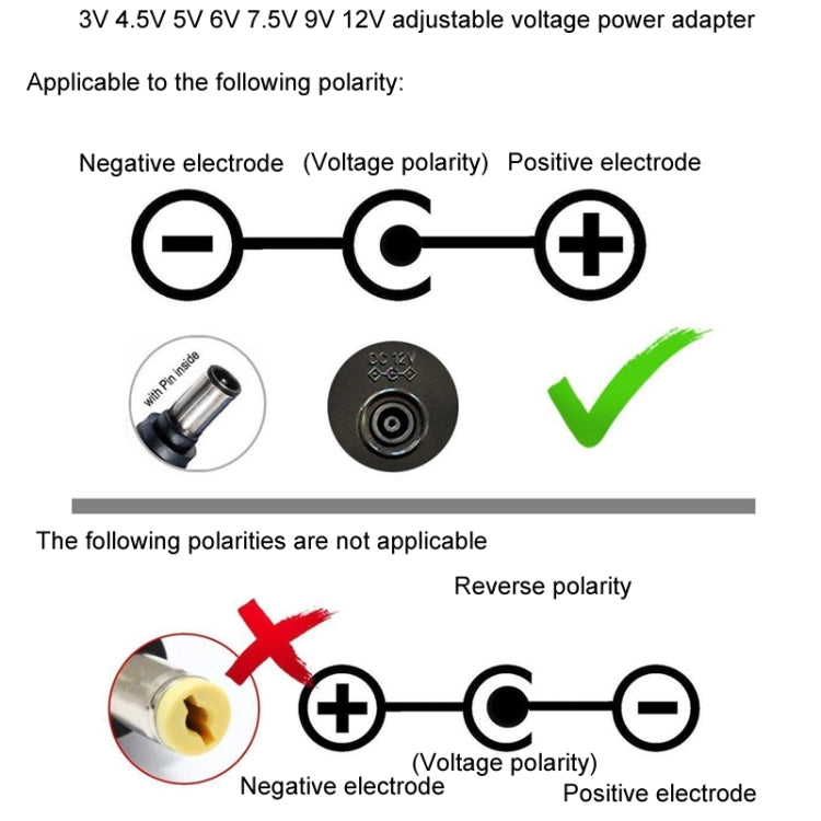 65W 6-20V Adjustable 3A DC Power Adapter Charger, Specification: EU Plug - Universal Power Adapter by buy2fix | Online Shopping UK | buy2fix