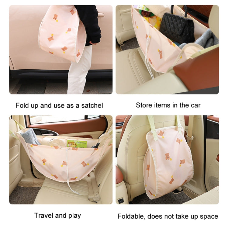 Car Multifunctional Rear Seat Net Pocket Hanging Storage Bag(Tulip Bunny) - Stowing Tidying by buy2fix | Online Shopping UK | buy2fix