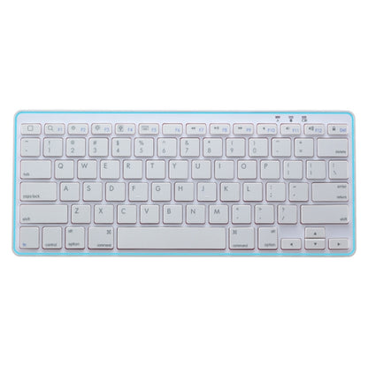 C109D 78 Keys Rechargeable Wireless Bluetooth Keyboard Slim And Portable Office Keypad(White) - Wireless Keyboard by buy2fix | Online Shopping UK | buy2fix