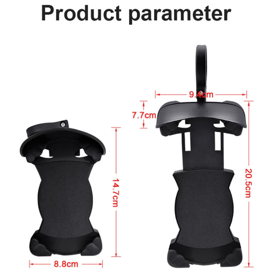 Motorcycle Sunshade Rainproof Mobile Phone Holder, Shape: Charging Handlebar Holder 5V-3.1A by buy2fix