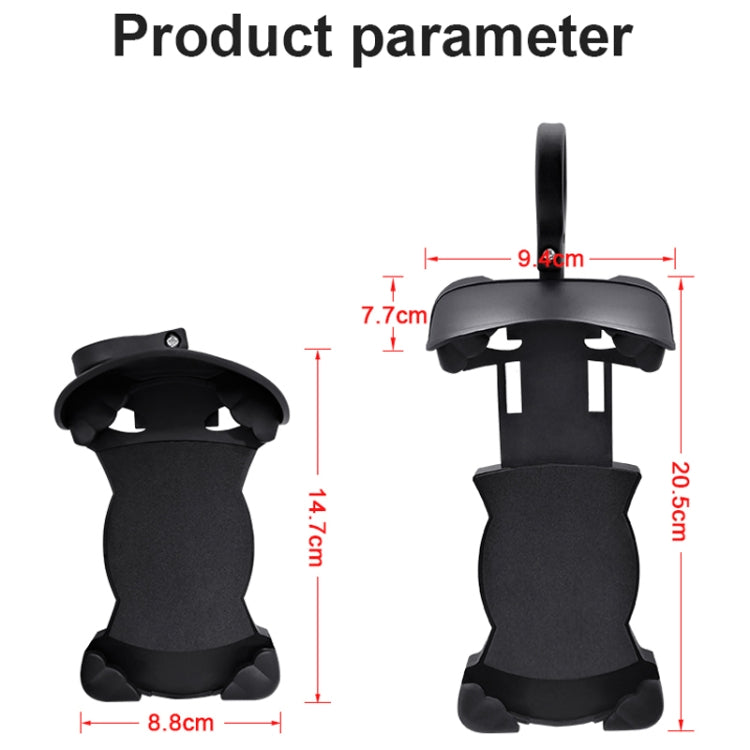 Motorcycle Sunshade Rainproof Mobile Phone Holder, Shape: Charging Mirror Holder 5V-3.1A - Holder by buy2fix | Online Shopping UK | buy2fix