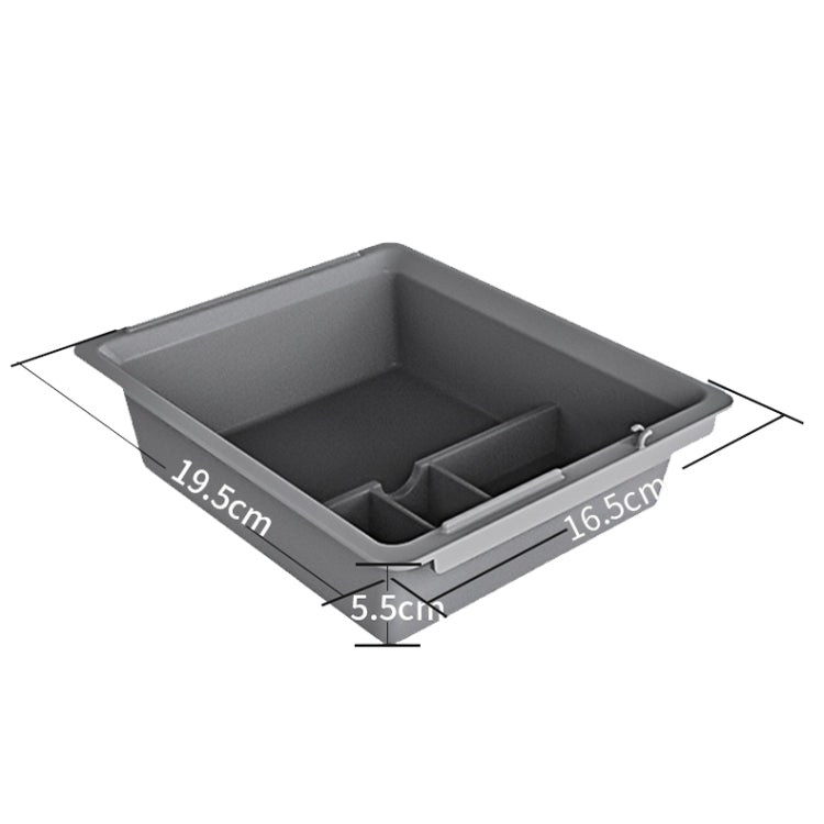 For Tesla Model 3 / Y Center Armrest Storage Box Car Modification Accessories Central Storage Box(Black) by buy2fix