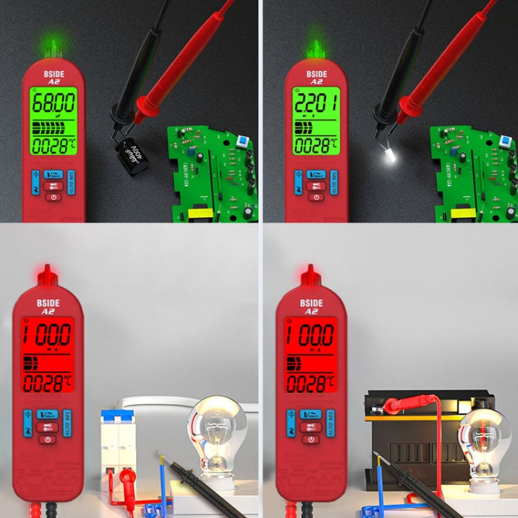 BSIDE A2 Charging Model Mini Digital Auto-Ranging Pencil Multimeter, Specification: With Tool Pack - Digital Multimeter by BSIDE | Online Shopping UK | buy2fix