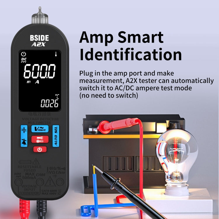 BSIDE A2X Charging Model Mini Digital Pen Auto Ranging Multimeter - Digital Multimeter by BSIDE | Online Shopping UK | buy2fix