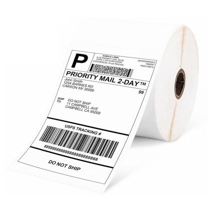 500sheets 4×6 Inch Stickers Thermal Label Paper For Phomemo PM-246S / PM-241BT / D520BT, Style: Roll Paper White - Printer Accessories by buy2fix | Online Shopping UK | buy2fix