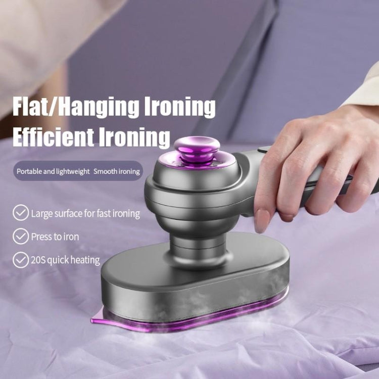 30W Mini Steamer Rotary Folding Iron Insulation Anti-Scald Garment US Plug(Grey) - Garment Steamer by buy2fix | Online Shopping UK | buy2fix