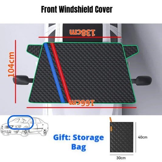 Winter Outdoor Car Windscreen Snow Ice Shield Thicken Waterproof Protector, Spec: Front Cover by buy2fix