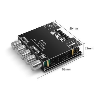 ZK-MT21 50W x 2+100W 2.1 Channel Bluetooth Digital Amplifier Module - Breadboard / Amplifier Board by buy2fix | Online Shopping UK | buy2fix