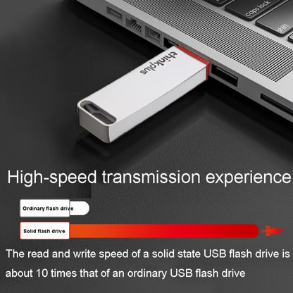 Lenovo Thinkplus TU100Pro USB3.1 Solid State Flash Drive High Capacity Metal USB Memory Disk, Size: 512G(Gray) - USB Flash Drives by Lenovo | Online Shopping UK | buy2fix