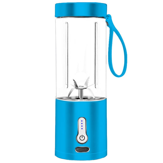 Portable Multifunctional USB Rechargeable Juice Extractor Cup Mini Electrical Juicer(Blue) - Electric juicers by buy2fix | Online Shopping UK | buy2fix