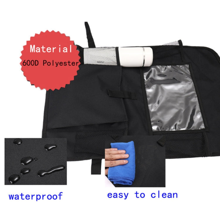 Car Seatback Organiser Storage Hanging Bag(Black) by buy2fix