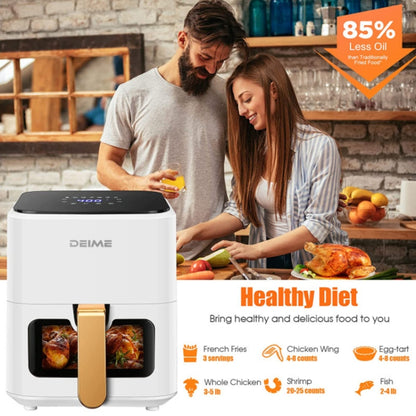 DEIME 4.2 L Visual Air Fryer Home Oil-Free Electrical Fryer, US Plug - Electric Deep Fryers by DEIME | Online Shopping UK | buy2fix