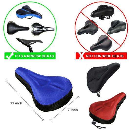 Bicycle Cushion Covers Cycling Gear Accessories, Color: Black by buy2fix