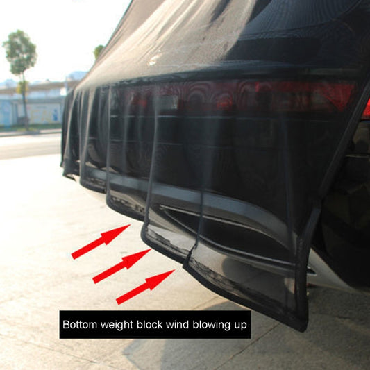 L 162 x 150cm Car Tailgate Anti-Mosquito And Insect Screens Trunk Magnetic Sunscreen Mosquito Net by buy2fix