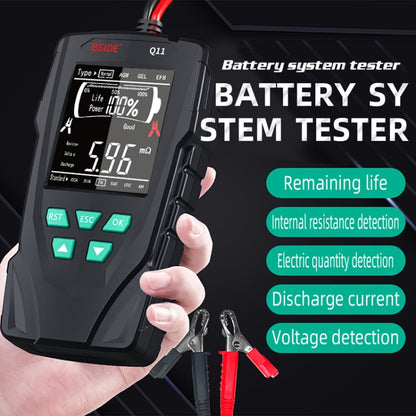 BSIDE Q11 Car Battery Detector 12V/24V Battery Life Capacity Internal Resistance Tester - Electronic Test by BSIDE | Online Shopping UK | buy2fix