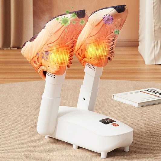 YM-102 Smart Timing UV Purple Light Sterilization Deodorization Dryer Portable Shoe Dryer(EU Plug) by buy2fix