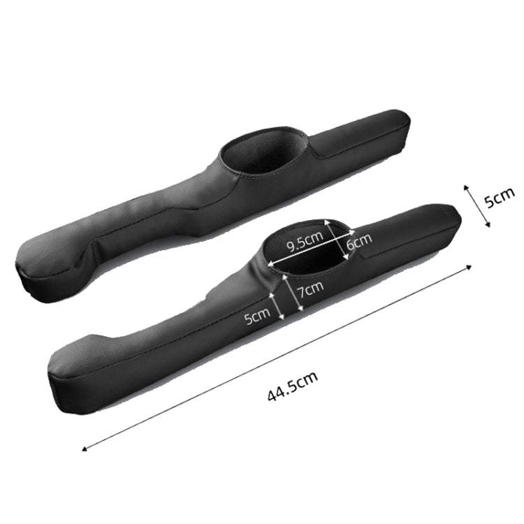 1pair Car Seat Storage Organizer Seat Anti Leakage Seam Fillers(Gray) by buy2fix