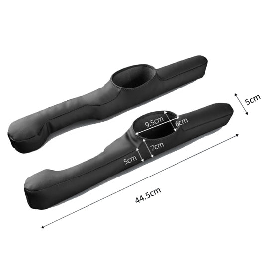 1pair Car Seat Storage Organizer Seat Anti Leakage Seam Fillers(Black) by buy2fix