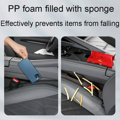 1pair Car Seat Storage Organizer Seat Anti Leakage Seam Fillers(Gray) by buy2fix