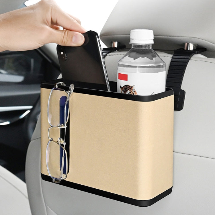 Car Seat Back Hanging Tissue Storage Box(Grey) by buy2fix