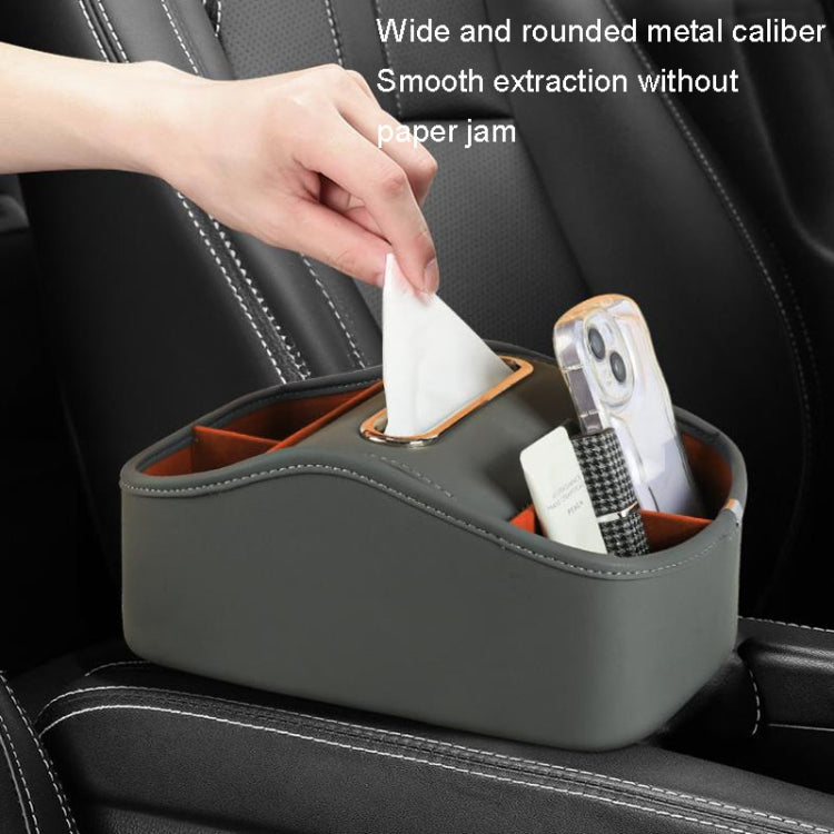 Cat Supplies Leather Storage Box Car Split Paper Tissue Box, Color: Warm Beige by buy2fix