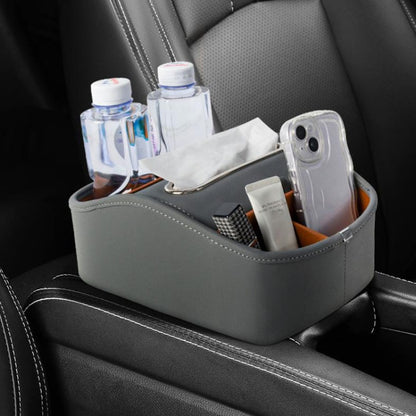 Cat Supplies Leather Storage Box Car Split Paper Tissue Box, Color: Warm Beige by buy2fix