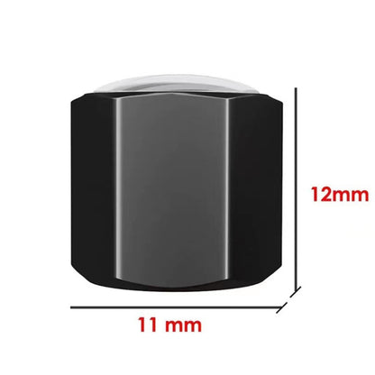 4pcs /Set Car Tire Labeling Valve Cover Motorcycle Auto Valve Core Caps(Black) by buy2fix