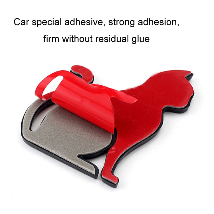 3D Cute Car Decoration Body Scratch Blocking Sticker, Color: Black Cat by buy2fix