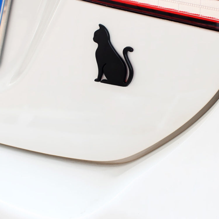 3D Cute Car Decoration Body Scratch Blocking Sticker, Color: Black Cat by buy2fix