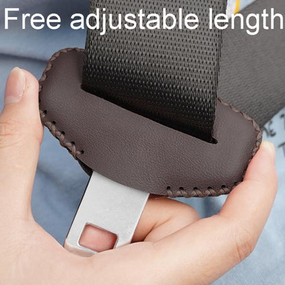 For BMW 1pair Seatbelt Insert Protector Bumper Belt Chuck Decoration(Red) by buy2fix