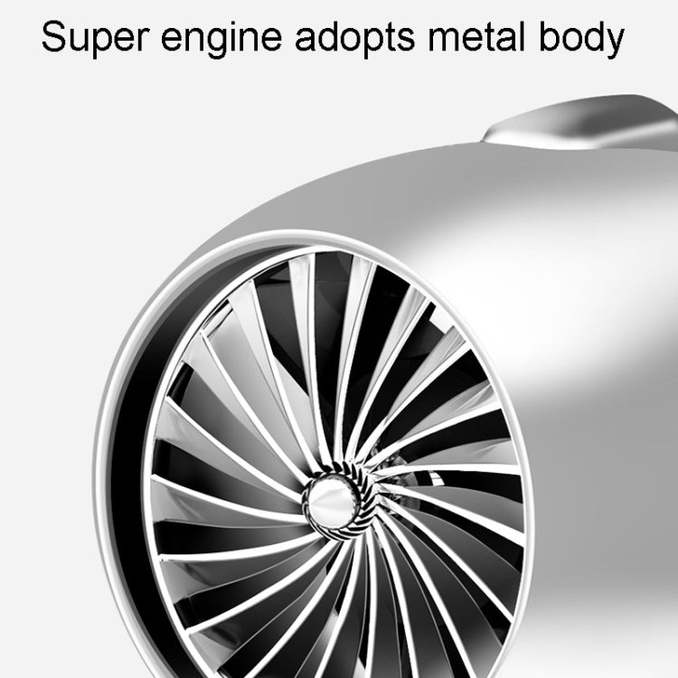 Car Fragrance Super Engine Car Air Conditioning Aroma Diffuser Outlet Ornament, Model: Gray Titanium Red Light by buy2fix