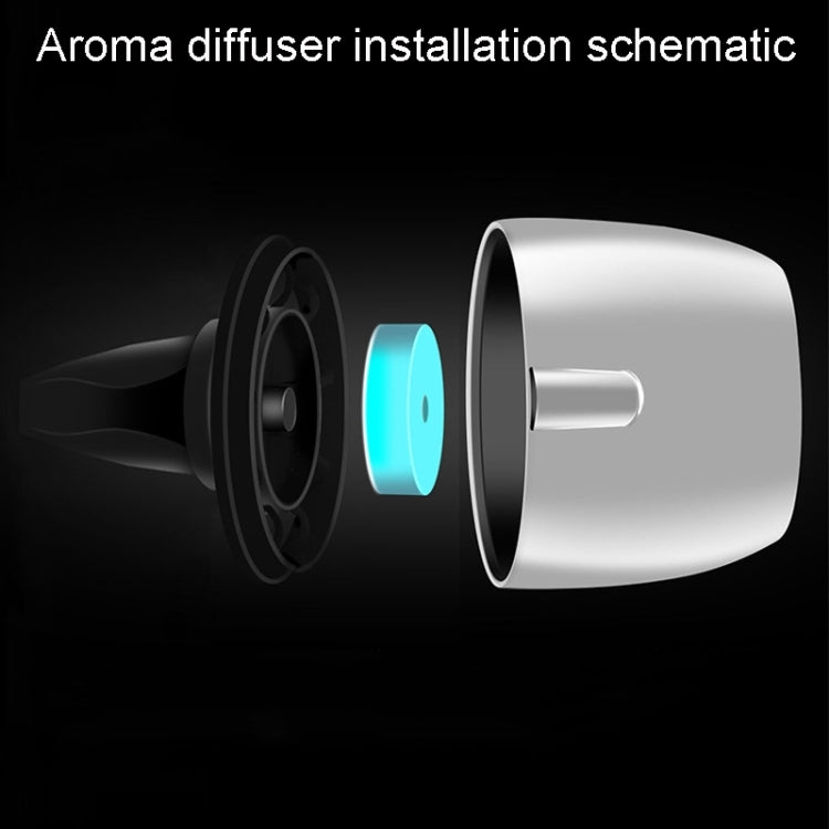 Car Fragrance Super Engine Car Air Conditioning Aroma Diffuser Outlet Ornament, Model: Golden Red Light by buy2fix