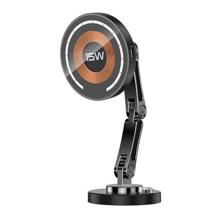 Magsafe Magnetic Mobile Phone Navigation Rotating Bracket, Model: With Wireless Charging by buy2fix