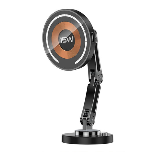 Magsafe Magnetic Mobile Phone Navigation Rotating Bracket, Model: With Wireless Charging by buy2fix