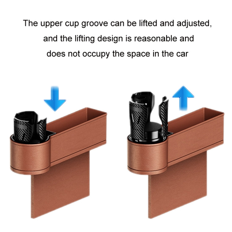 Car Seat Gap Storage Box Car Water Cup Holder Ashtray, Color: Right Black by buy2fix