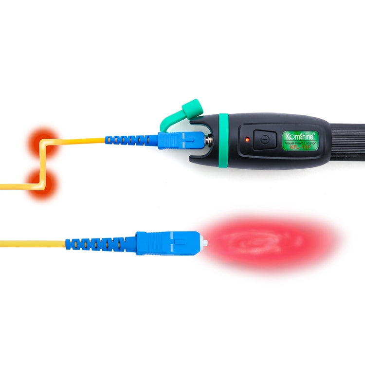 KomShine Metal Visible Laser Light Source Fiber Optic Red Light Pen, Model: KFL-11P-30MW - Fiber Optic Test Pen by KomShine | Online Shopping UK | buy2fix