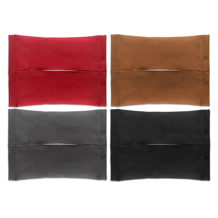 For Tesla Model 3 / Y Car Seat Central Control Screen Tissue Box Tissue Storage Bags, Color: Red by buy2fix