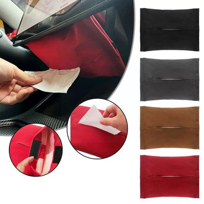 For Tesla Model 3 / Y Car Seat Central Control Screen Tissue Box Tissue Storage Bags, Color: Red by buy2fix
