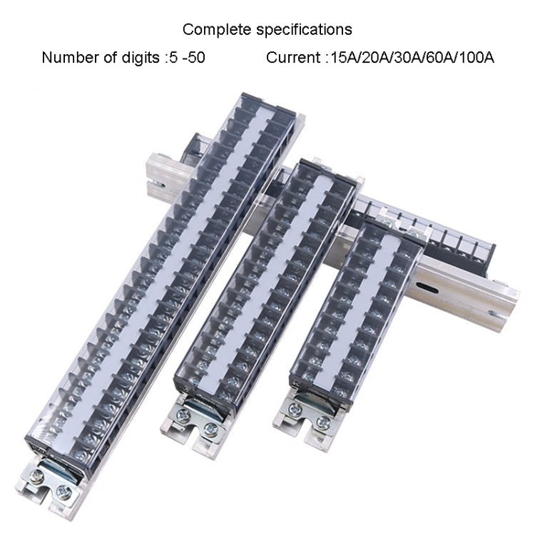 CHINT TD-1540 Terminal Block Rail Type Wiring Block Paralleling Wires Wire Connector - Booster Cable & Clip by CHNT | Online Shopping UK | buy2fix