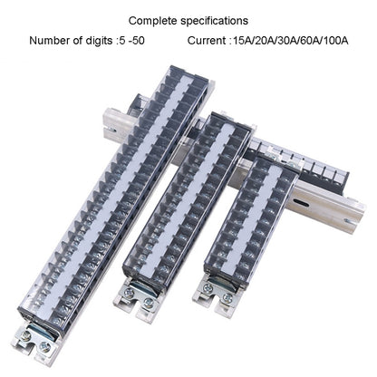 CHINT TD-1540 Terminal Block Rail Type Wiring Block Paralleling Wires Wire Connector - Booster Cable & Clip by CHNT | Online Shopping UK | buy2fix