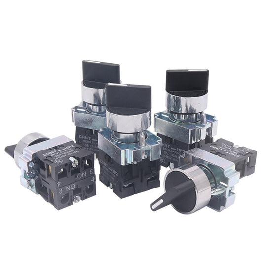 CHINT NP2-BD23 2 Gear Self-locking 2NO Power Transfer Switch Short Handle Master Knob 22mm by CHINT