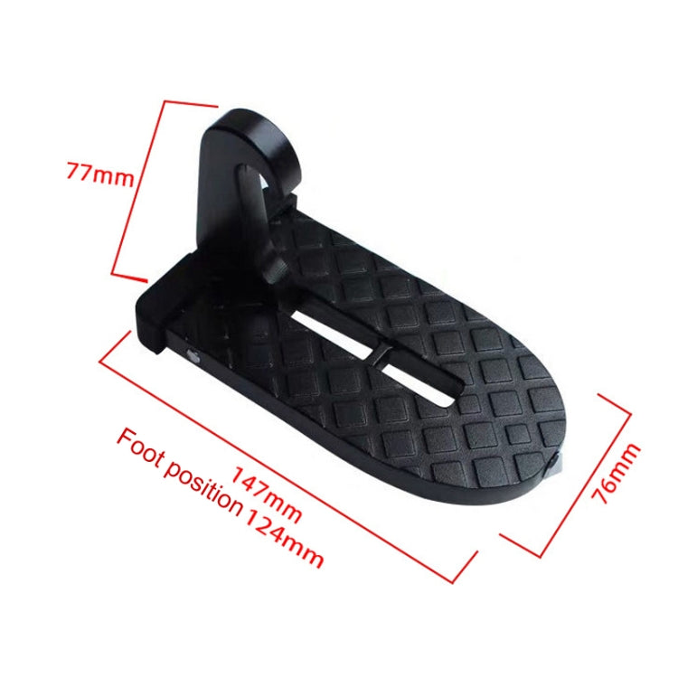 For SUV Car Assistance Getting In The Car Hook Pedal, Color: Silver by buy2fix