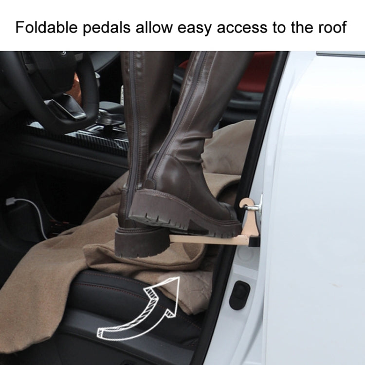 For SUV Car Assistance Getting In The Car Hook Pedal, Color: Silver by buy2fix