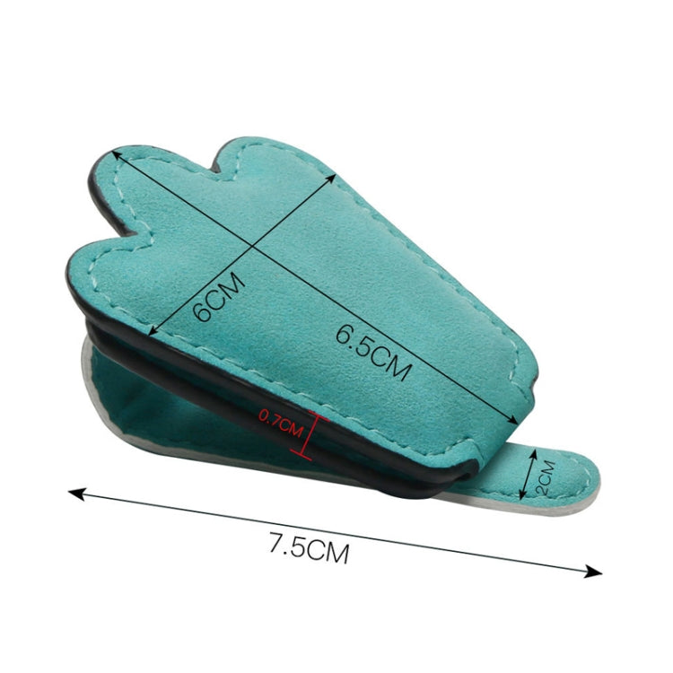 Automotive Shade Eyewear Holder Car Visor Sunglasses And Ticket Organizer(Blue) by buy2fix