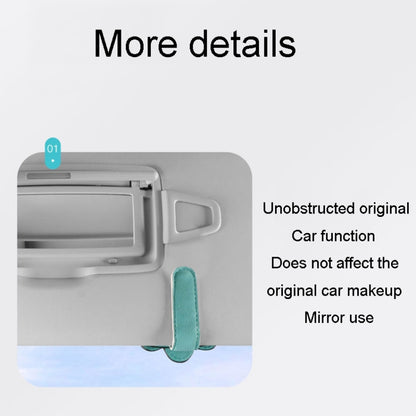 Automotive Shade Eyewear Holder Car Visor Sunglasses And Ticket Organizer(Black) by buy2fix