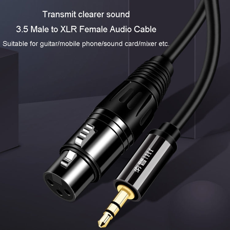 JINGHUA 3.5mm Male To XLR Female Microphone Cable Computer Mixer Audio Cable, Length: 10m by JINGHUA