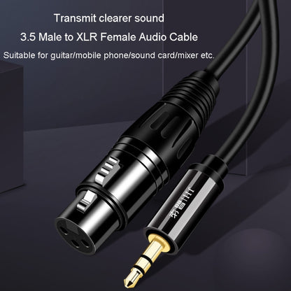 JINGHUA 3.5mm Male To XLR Female Microphone Cable Computer Mixer Audio Cable, Length: 10m by JINGHUA